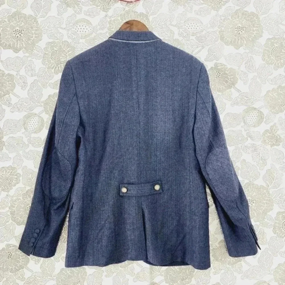 Ben Sherman Wool Blend Men's Blazer Blue‎ Size L